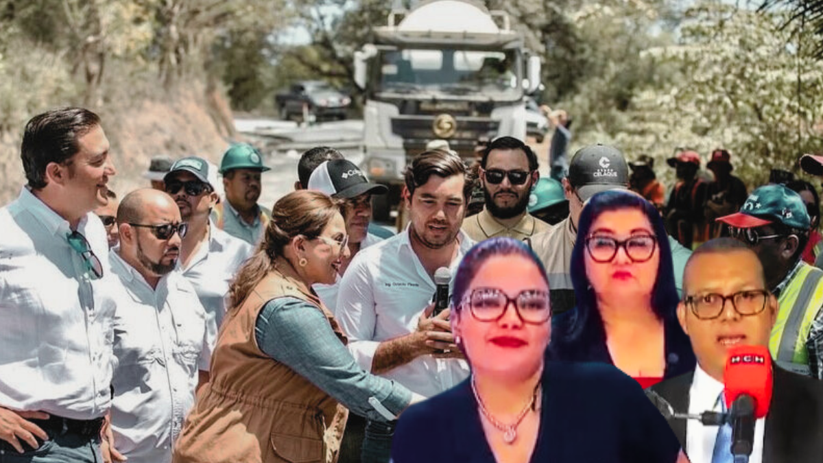 Viral: Periodistas de HCH elogian trabajo de la presidenta y apoyan colocación de rótulos con la frase ‘Xiomara Sí Cumple’